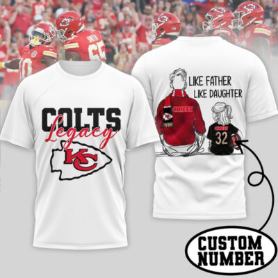 Kansas City Chiefs | Premium NFL Legacy Father Day 3D Shirt