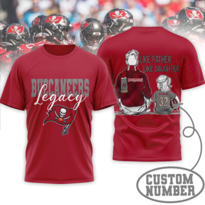 Tampa Bay Buccaneers | Premium NFL Legacy Father Day 3D Shirt
