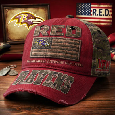 Baltimore Ravens | Premium NFL Remember Everyone Deployed Classic Cap