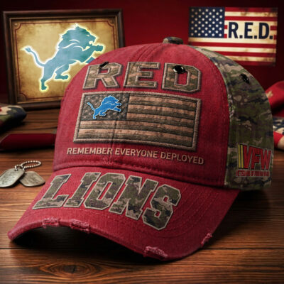 Detroit Lions | Premium NFL Remember Everyone Deployed Classic Cap