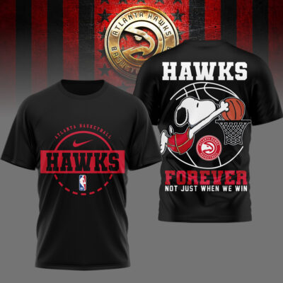 Atlanta Hawks | Premium NBA Snoopy Forever Loyal 3D Shirt