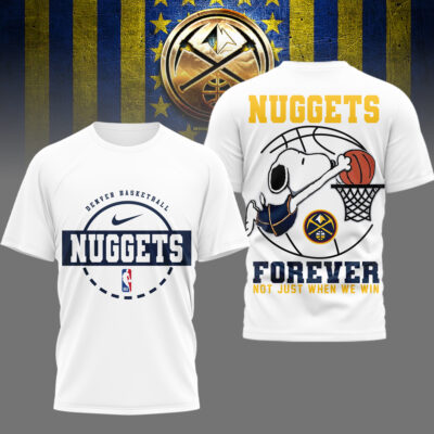 Denver Nuggets | Premium NBA Snoopy Forever Loyal 3D Shirt