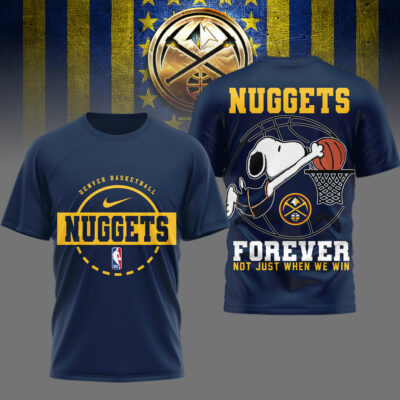 Denver Nuggets | Premium NBA Snoopy Forever Loyal 3D Shirt