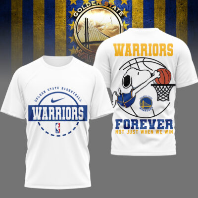 Golden State Warriors | Premium NBA Snoopy Forever Loyal 3D Shirt