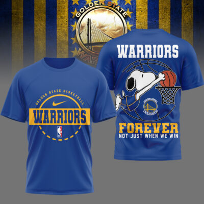 Golden State Warriors | Premium NBA Snoopy Forever Loyal 3D Shirt