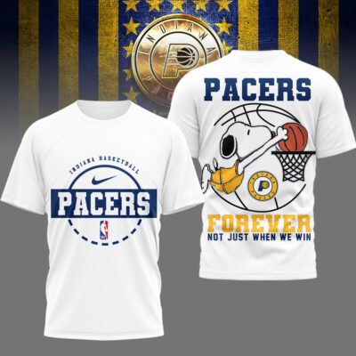 Indiana Pacers | Premium NBA Snoopy Forever Loyal 3D Shirt