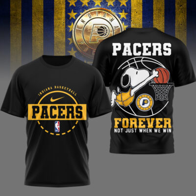 Indiana Pacers | Premium NBA Snoopy Forever Loyal 3D Shirt