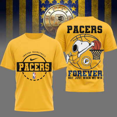 Indiana Pacers | Premium NBA Snoopy Forever Loyal 3D Shirt