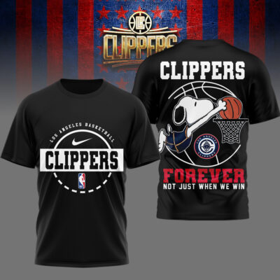 Los Angeles Clippers | Premium NBA Snoopy Forever Loyal 3D Shirt