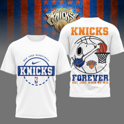 New York Knicks | Premium NBA Snoopy Forever Loyal 3D Shirt