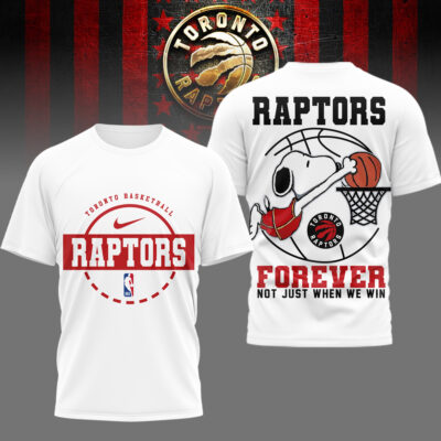 Toronto Raptors | Premium NBA Snoopy Forever Loyal 3D Shirt