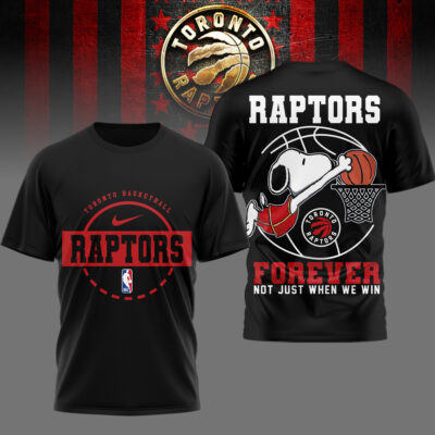 Toronto Raptors | Premium NBA Snoopy Forever Loyal 3D Shirt