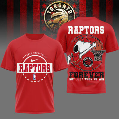 Toronto Raptors | Premium NBA Snoopy Forever Loyal 3D Shirt