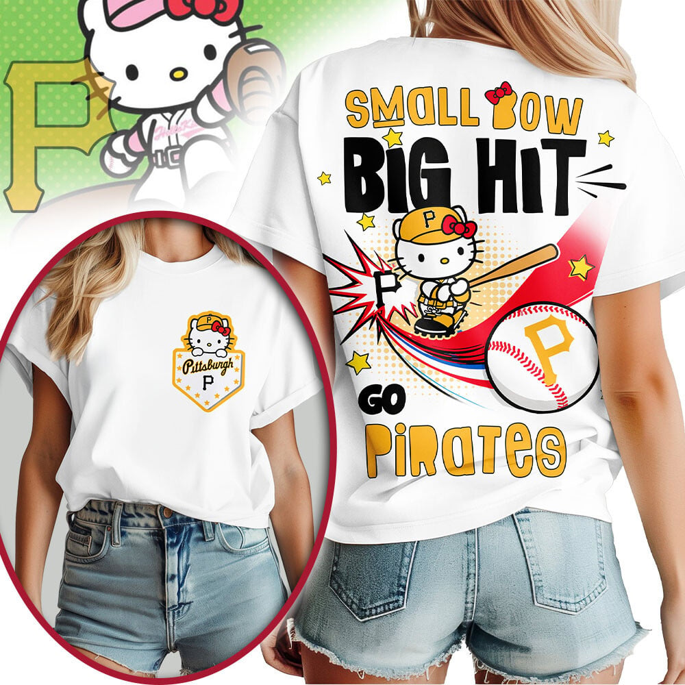 Pittsburgh Pirates | Premium MLB Hello Kitty Women Shirt