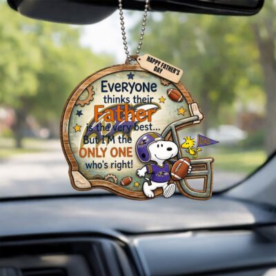 Baltimore Ravens | Premium NFL Father Day Car Hanging Ornament