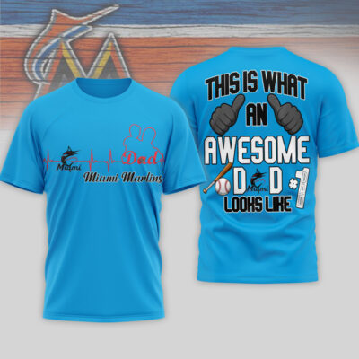 Alternative view of New York Mets | Premium MLB Father Day Awesome Dad 3D Shirt