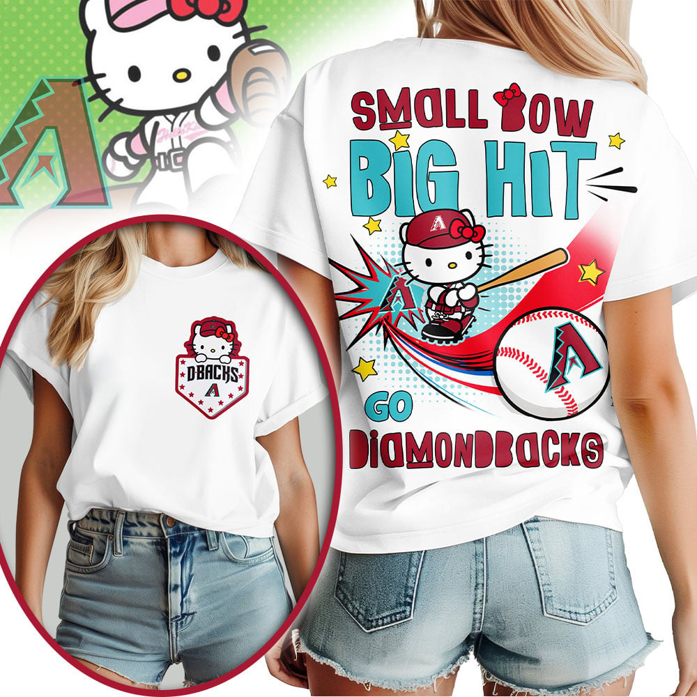 Arizona Diamondbacks | Premium MLB Hello Kitty Women Shirt