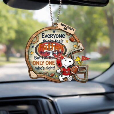 Pittsburgh Steelers | Premium NFL Father Day Car Hanging Ornament