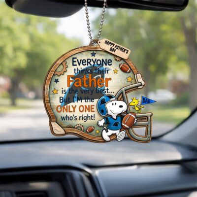 Carolina Panthers | Premium NFL Father Day Car Hanging Ornament
