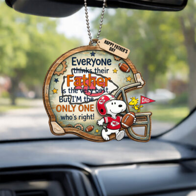 Kansas City Chiefs | Premium NFL Father Day Car Hanging Ornament