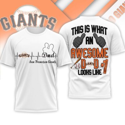 San Francisco Giants | Premium MLB Father Day Awesome Dad 3D Shirt