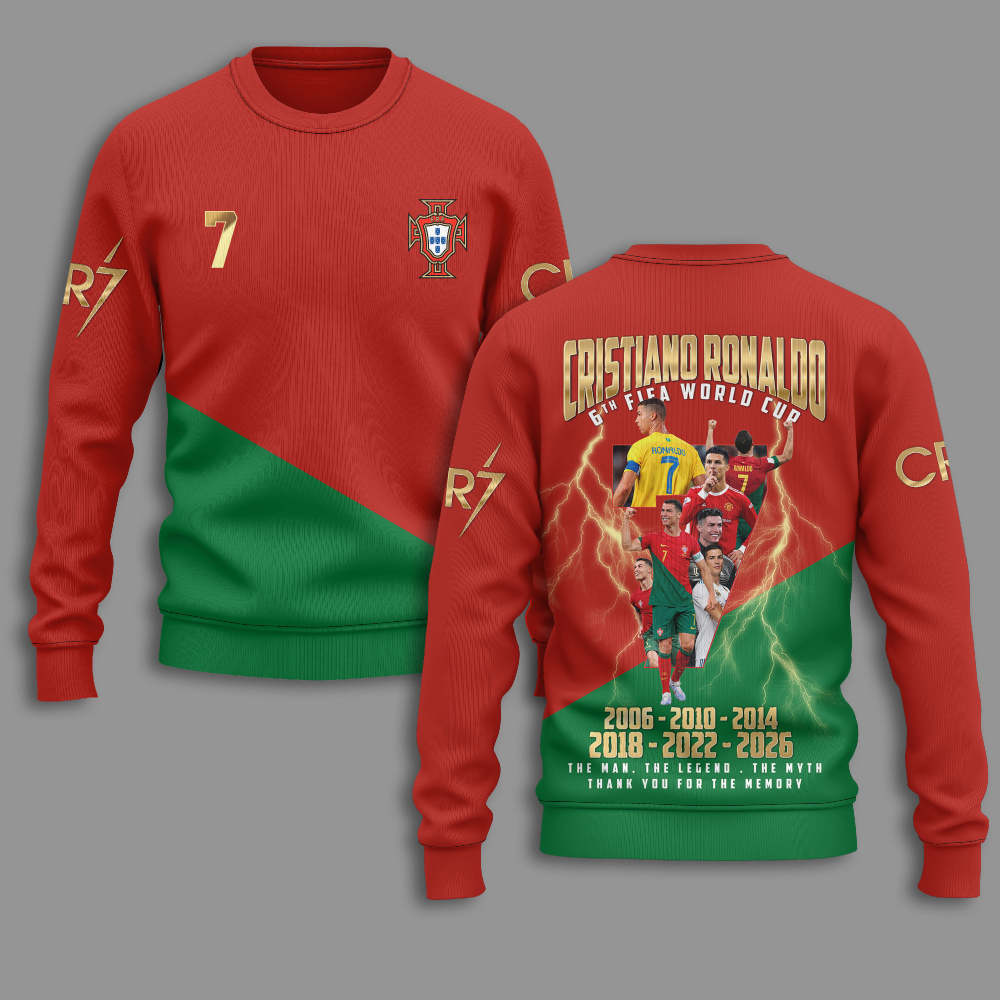 Cristiano Ronaldo | Premium WC26 3D Shirt - Image 5