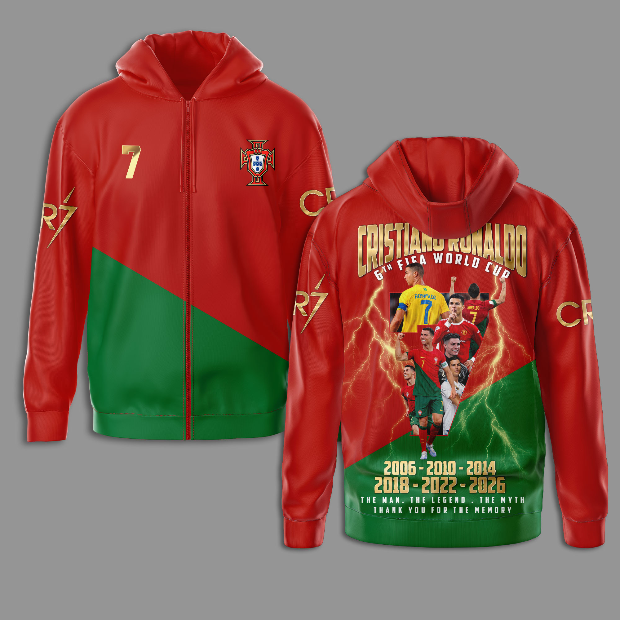 Cristiano Ronaldo | Premium WC26 3D Shirt - Image 6