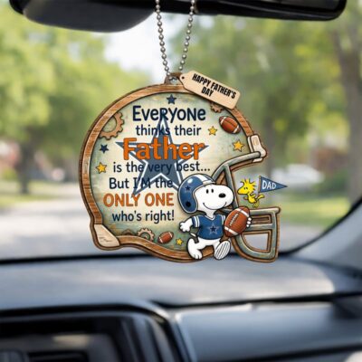 Dallas Cowboys | Premium NFL Father Day Car Hanging Ornament - Pack 2