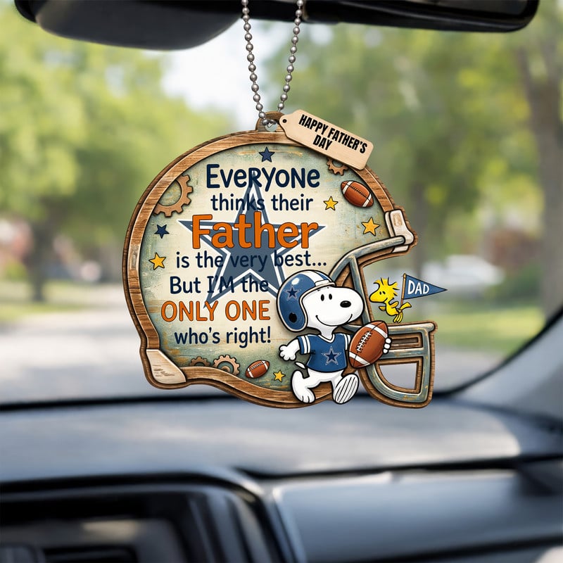 Dallas Cowboys | Premium NFL Father Day Car Hanging Ornament