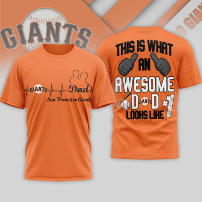San Francisco Giants | Premium MLB Father Day Awesome Dad 3D Shirt