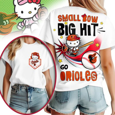 Baltimore Orioles | Premium MLB Hello Kitty Women Shirt