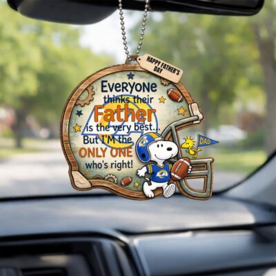 Los Angeles Rams | Premium NFL Father Day Car Hanging Ornament