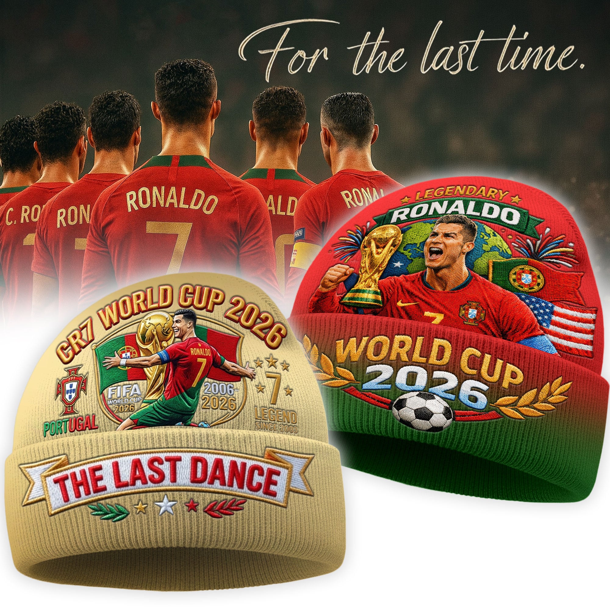 Cristiano Ronaldo | Premium WC26 Beanie Hat