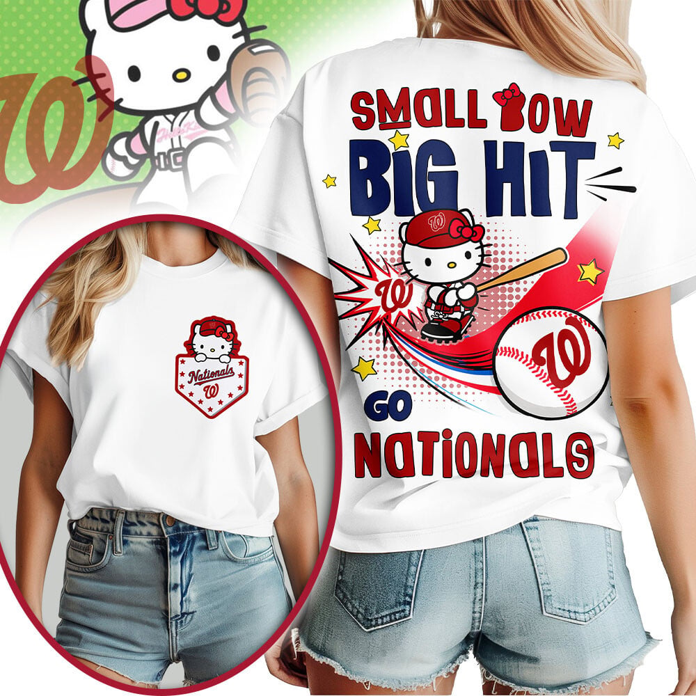 Washington Nationals | Premium MLB Hello Kitty Women Shirt