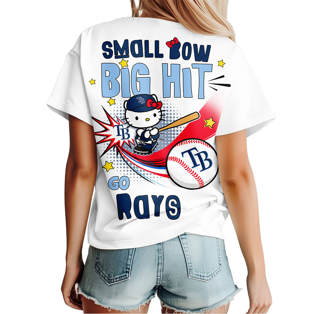 Texas Rangers | Premium MLB Hello Kitty Women Shirt - Image 3