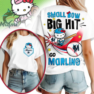 Miami Marlins | Premium MLB Hello Kitty Women Shirt