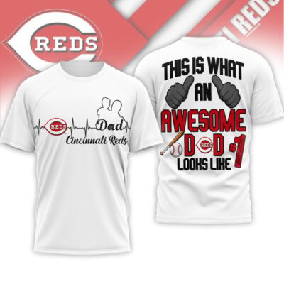 Cincinnati Reds | Premium MLB Father Day Awesome Dad 3D Shirt