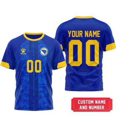 Alternative view of Bosnia & Herzegovina | Premium WC26 3D T-Shirt