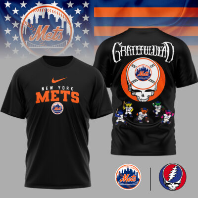 Alternative view of New York Mets | Premium MLB Deadhead 3D Shirt