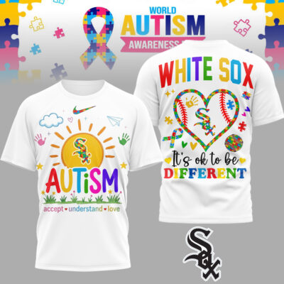 Chicago White Sox | Premium MLB Autism Acceptance 3D Shirt