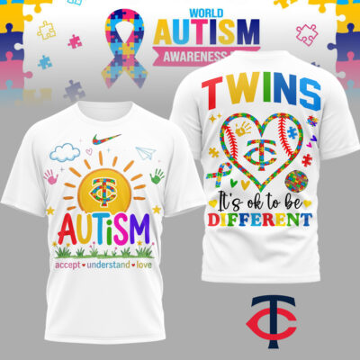 Minnesota Twins | Premium MLB Autism Acceptance 3D Shirt