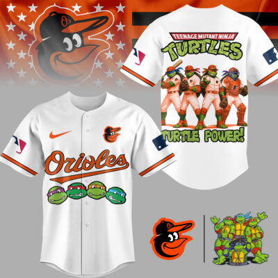 Baltimore Orioles | Premium MLB Teenage Mutant Ninja Turtles Jersey