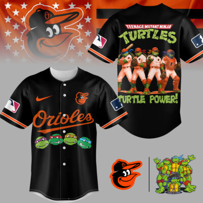 Baltimore Orioles | Premium MLB Teenage Mutant Ninja Turtles Jersey