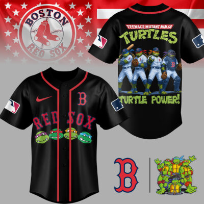 Boston Red Sox | Premium MLB Teenage Mutant Ninja Turtles Jersey