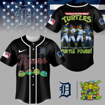 Detroit Tigers | Premium MLB Teenage Mutant Ninja Turtles Jersey