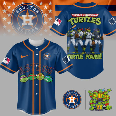 Houston Astros | Premium MLB Teenage Mutant Ninja Turtles Jersey