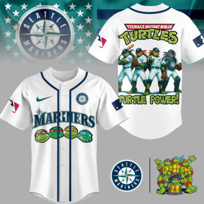 Seattle Mariners | Premium MLB Teenage Mutant Ninja Turtles Jersey