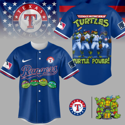 Texas Rangers | Premium MLB Teenage Mutant Ninja Turtles Jersey