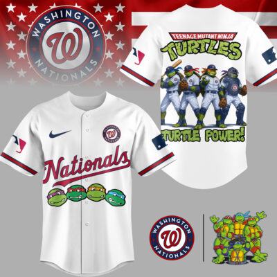 Washington Nationals | Premium MLB Teenage Mutant Ninja Turtles Jersey