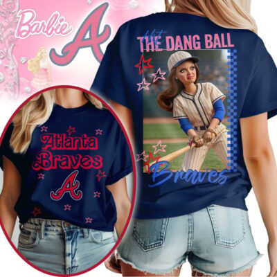 Alternative view of Atlanta Braves | Premium MLB Barbie 3D Shirt HY